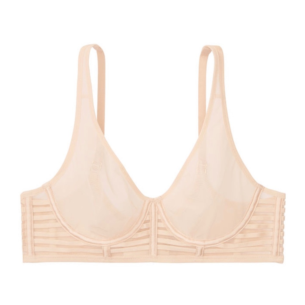 NWT! Victoria’s Secret “Luxe Lingerie” Plunge Bra - Picture 3 of 6